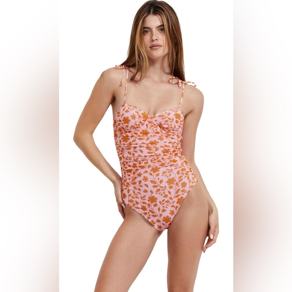 Gottex Women's Standard Flirtt One Piece Swimsuit, Pink Orange
